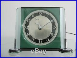 Art Deco Smiths Electric Mantel Clock 1930s Working
