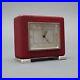 Art Deco Sparuhr Alarm Clock Money Box Red Untested 1.77GRÜ