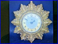 Art Deco Star Burst Wall Clock In Great Condition. Electric- Smiths
