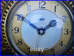 Art Deco Star Burst Wall Clock In Great Condition. Electric- Smiths