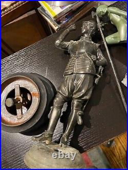 Art Deco Statues & Clock for Repair or Repurpose