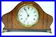 Art Deco Swiss Burr Walnut wooden mantle clock 1918
