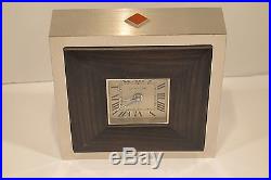 Art Deco Swiss Cartier #2747 Quartz Mantel Alarm Clock
