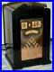 Art Deco Telechron Dark Brown Bakelite Clock Model 8b01 Ashland Mass USA Works