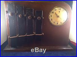 Art Deco Telechron & Kohler Liebich Liberty Chime Electric Clock Model 8011