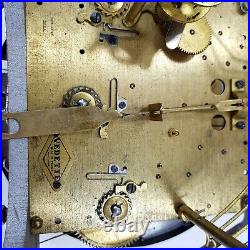 Art Deco Vedette 42 Westminster Regulator Pendule clock Wanduhr Nussbaum Bronze