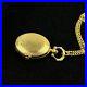 Art Deco Vintage Quartz Locket Pendant Necklace With Clock/watch & Photo Holder