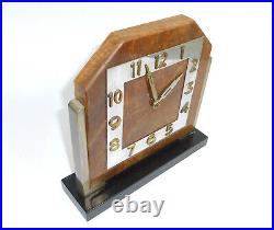 Art Deco Watch Approx. 1920 Marble Table Clock