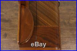 Art Deco Waterfall 1935 Vintage Cedar Chest or Trunk, Clock & Jewelry Boxes