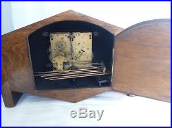 Art Deco Westminster Chime Mantel Clock Good working order