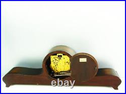 Art Deco Westminster Chiming Mantel Clock Mauthe Black Forest Germany