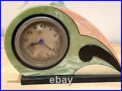 Art Deco alarm clock Bakelite Beauty Working RARE