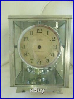 Art deco Tiffany 1930 chrome Jaeger LeCoultre Brevels Reutter #5289 Atmos clock