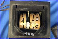 Atq 30's Ge Telechron 8b02 Executive Electric & Bakelite Clock