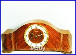 Beautiful Art Deco Chiming Mantel Clock From Junghans With Pendulum