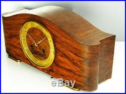 Beautiful Art Deco Design Chiming Mantel Clock From Kienzle Germany