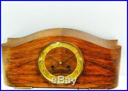 Beautiful Art Deco Design Chiming Mantel Clock From Kienzle Germany