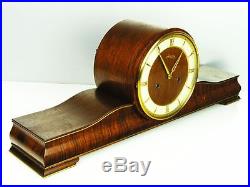 Beautiful Art Deco Junghans Chiming Mantel Clock With Balance Wheel