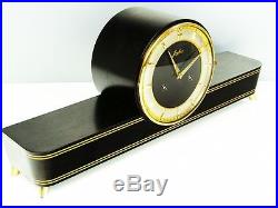 Beautiful Later Art Deco Junghans Chiming Mantel Clock With Balance Whell
