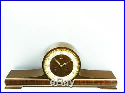 Beautiful Very Great Art Deco Chiming Mantel Clock From Kienzle Balance Wheel