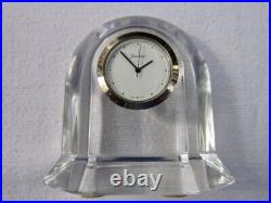 Baccarat Crystal Boudoir Clock from the Estate of Adolph Green & Phyllis Newman