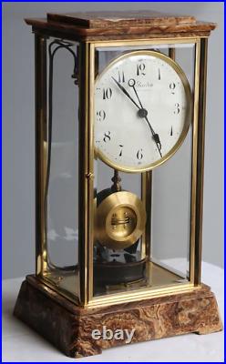 Bardon Marble Art Deco Sweep Second Electric Clock Watch Video