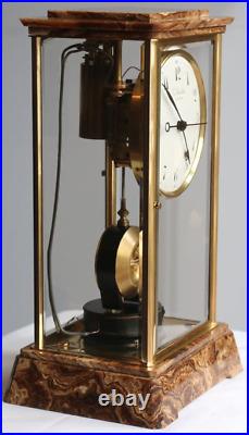 Bardon Marble Art Deco Sweep Second Electric Clock Watch Video