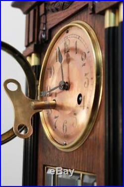 Beautiful Antique Junghans Art Deco Empire Table Mantle Clock