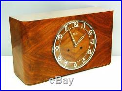 Beautiful Art Deco Kienzle Chiming Mantel Clock With Potsdamer Chime Half Hour