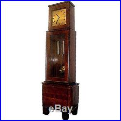 Beautiful Art Deco Tall Case Clock #4654