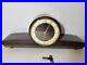Beautiful FHS Art Deco mantle clock with Westminster chimes 340-020 Germany/ Key
