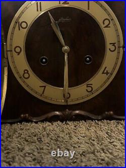 Beautiful Junghans Pure Art Deco Chiming Mantel Clock