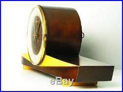 Beautiful Later Art Deco Chiming Mantel Clock From Junghans With Resonanz