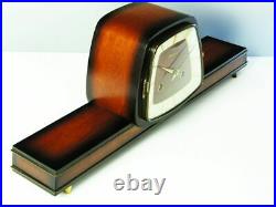 Beautiful Later Art Deco Chiming Mantel Clock Hermle From 50 ´s