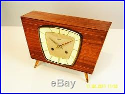 Beautiful Later Art Deco Hermle Chiming Mantel Clock From 50´s