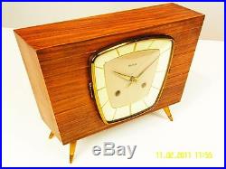 Beautiful Later Art Deco Hermle Chiming Mantel Clock From 50´s