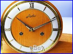 Beautiful Later Art Deco Junghans Chiming Mantel Clock From 50´s
