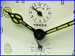 Beautiful Later Art Deco White Alarm Desk Clock From Kienzle Germany