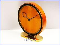 Beautiful Rare Art Deco Desk Clock Kienzle Germany Heinrich Moeller Design