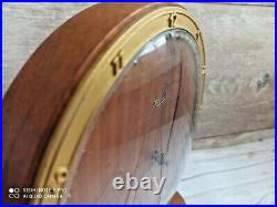 Beautiful art deco wooden Bauhaus table clock Kienzle Heinrich Moeller Germany