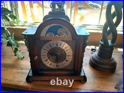 Believed to be URGOS SCHLAGWERK WESTMINSTER TABLE CLOCK WITH MOONPHASE