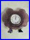 Bensabott Chicago Sterling 8 Day Clock Art Deco Chinese Carved Amethyst As IS
