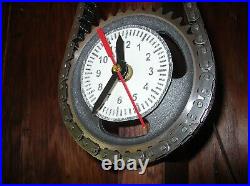 Car Truck Engine Timing Chain Wall Clock Man Cave Automobile Industrial Art Deco