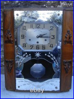 Carillon Veritable Westminster 8 Marteaux 8 Tiges Pendule Horloge Clock Art Deco