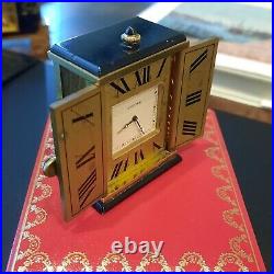 Cartier Art Deco Quartz Triptych Desk Clock