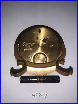 Cartier Pendulette Art Deco Basculante Alarm Clock