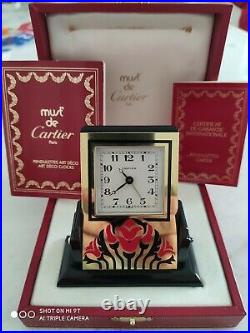 Cartier Pendulette Art Deco Clock