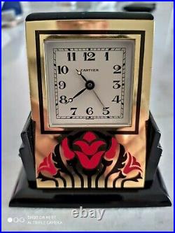 Cartier Pendulette Art Deco Clock