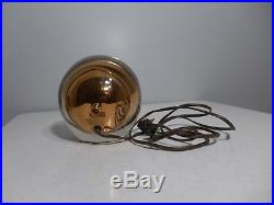 Cased Glass Telechron Electric Mantel Clock Suave Art Deco Clock Amber Glass VTG