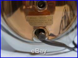 Cased Glass Telechron Electric Mantel Clock Suave Art Deco Clock Amber Glass VTG